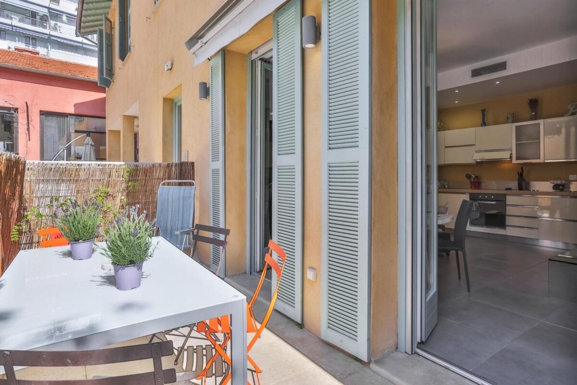 ניס France 82 D - 2 Rooms - Terrace - 1 Min To The Sea מראה חיצוני תמונה